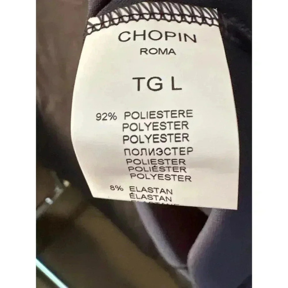 Chopin Navy Blue Large Blouse Made in Italy - Picture 3 of 4